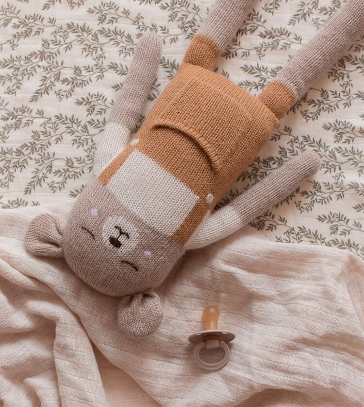 Main Sauvage Junior Hoeslaken - Bay Leaves Print