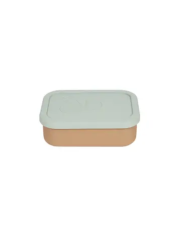 OYOY MINI Yummy Lunch Box - Small - Green/Camel
