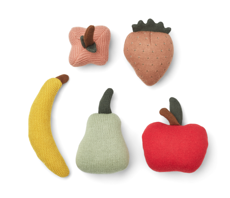 Liewood Lisa Speelgoed Fruit 5-Pack - Fruit Multi Mix