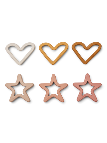 Liewood Svend Cookie Cutter Set - Holiday/Rose Multi Mix