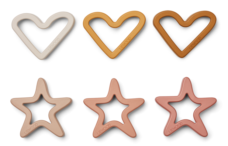 Liewood Svend Cookie Cutter Set - Holiday/Rose Multi Mix