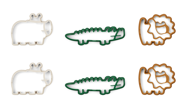 Liewood Karina Pancake Shape Set - Safari/Eden Multi Mix