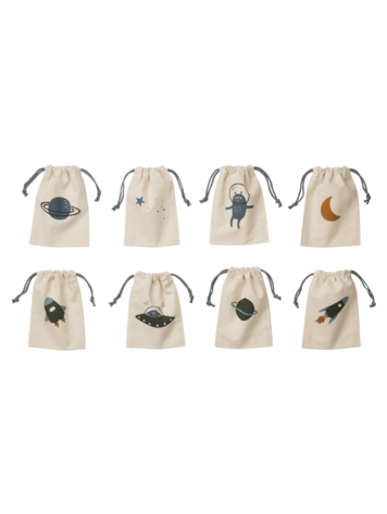 Liewood Darcey Opbergzakjes 8-Pack - Space