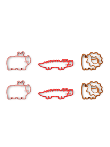 Liewood Karina Pannenkoek Vormpjes - Safari/Dusty Raspberry Multi Mix