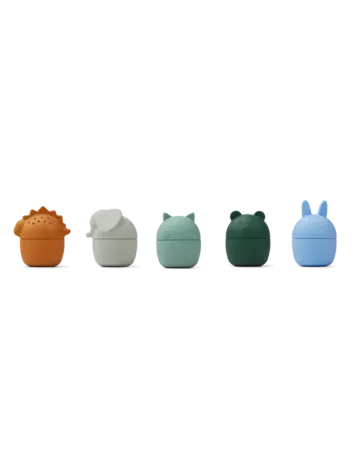 Liewood Gaby Bath Toys 5-Pack - Blue Multi Mix