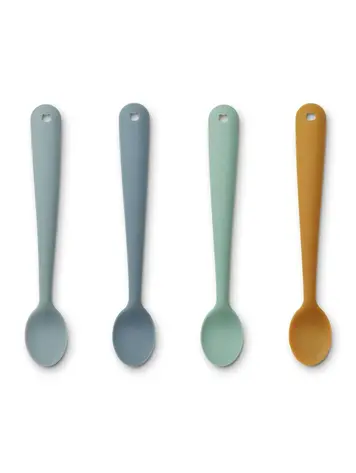 Liewood Siv Eetlepel 4-Pack - Blue Multi Mix