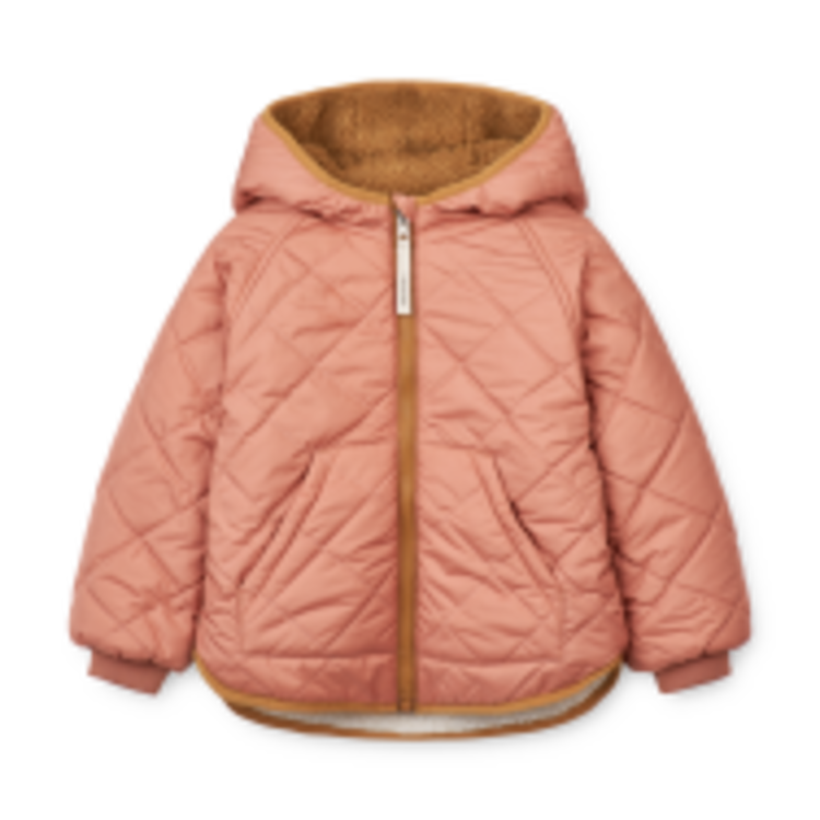 Liewood Jackson Printed Reversible Jacket - Tuscany Rose Mix