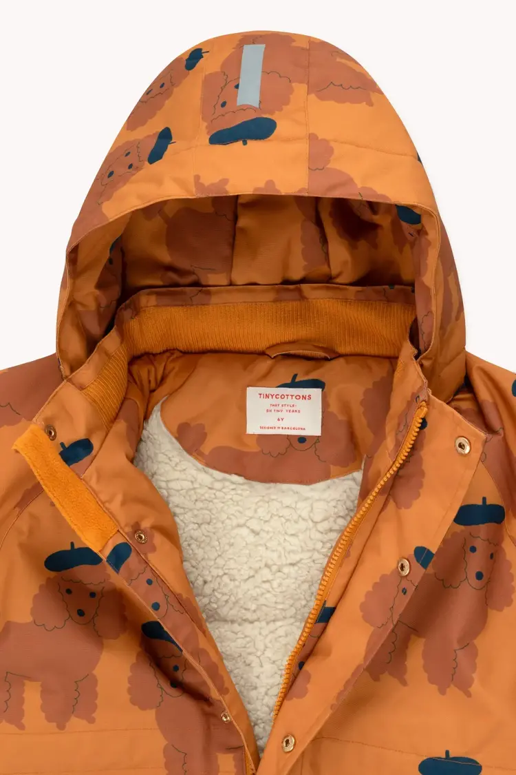 Tiny Cottons Tiny Poodle Snow Jacket - Caramel