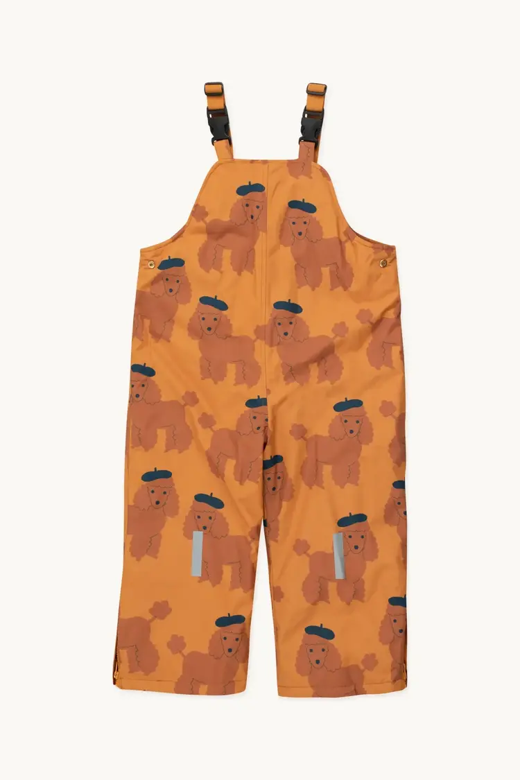 Tiny Cottons Tiny Poodle Snow Dungarees - Caramel