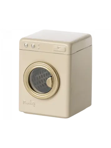 Maileg Washing Machine, Mouse - Off-white