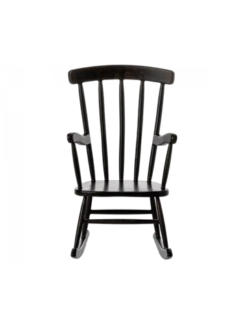 Maileg Rocking Chair, Mouse - Anthracite