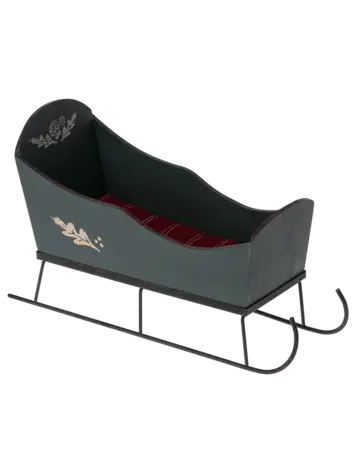 Maileg Sleigh, Medium - Green