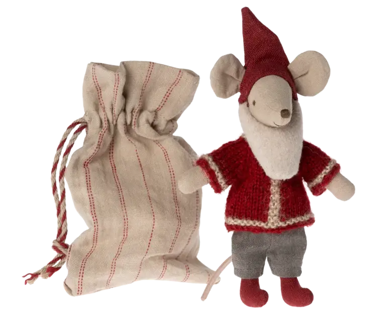 Maileg Santa Mouse