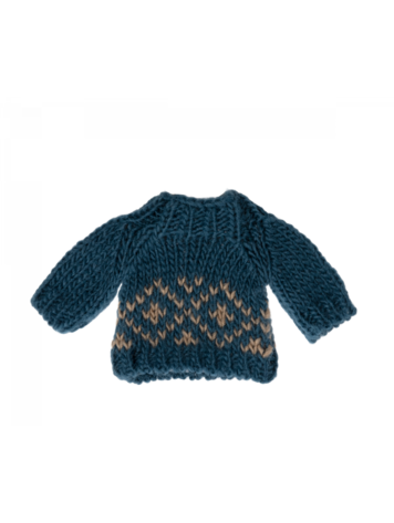 Maileg Knitted Sweater, Dad Mouse