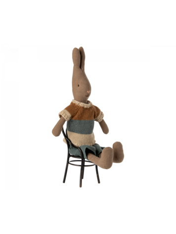 Maileg Rabbit Size 2, Dusty Brown - Shirt And Shorts