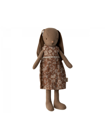 Maileg Bunny Size 2, Dusty Brown - Dress