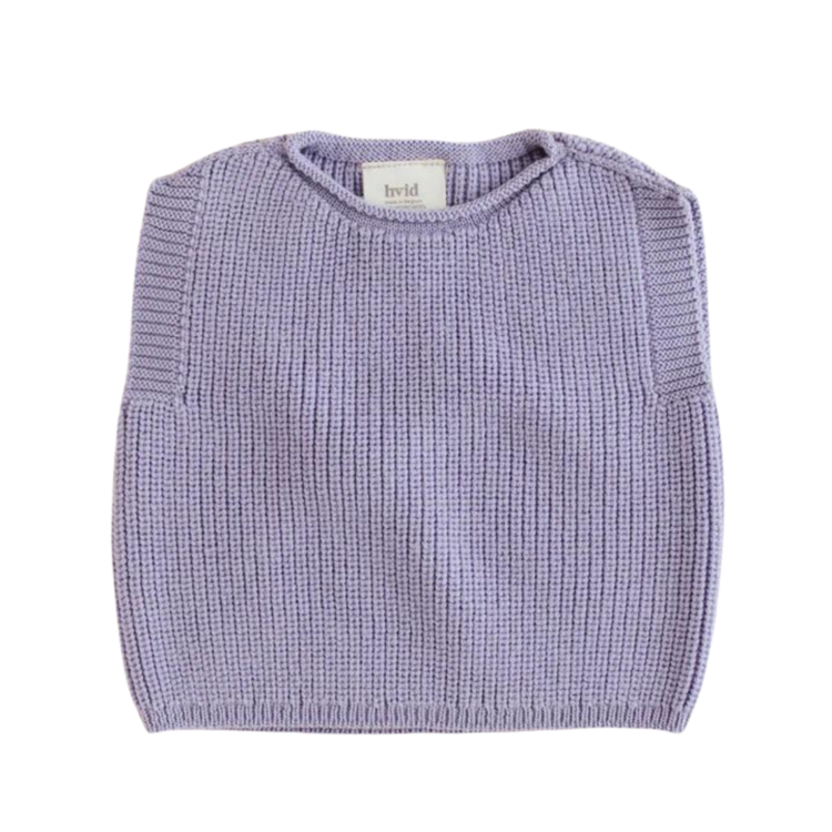 Hvid Vest Harvey - Lilac