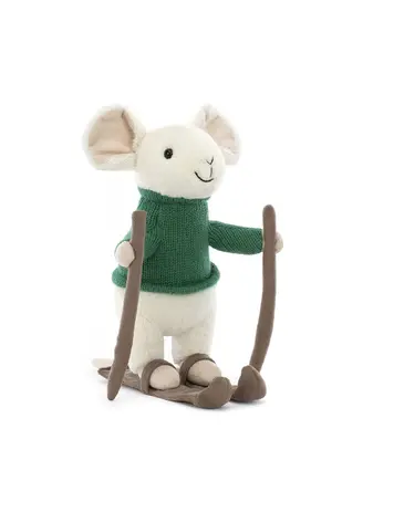 Jellycat Limited Merry Mouse Skiing