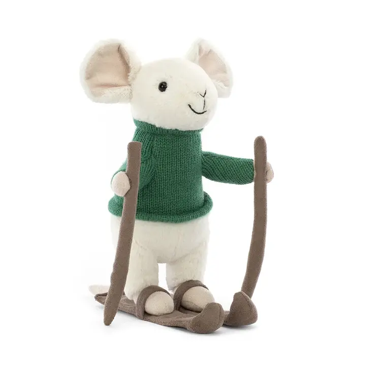 Jellycat Limited Merry Mouse Skiing