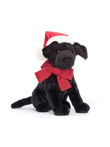 Jellycat Winter Warmer Pippa Black Labrador
