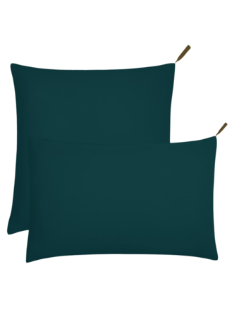 Numero 74 Kussensloop - Teal Blue