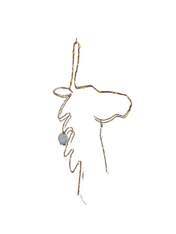 Zoé Rumeau Sculpture Lumineuse - Eenhoorn