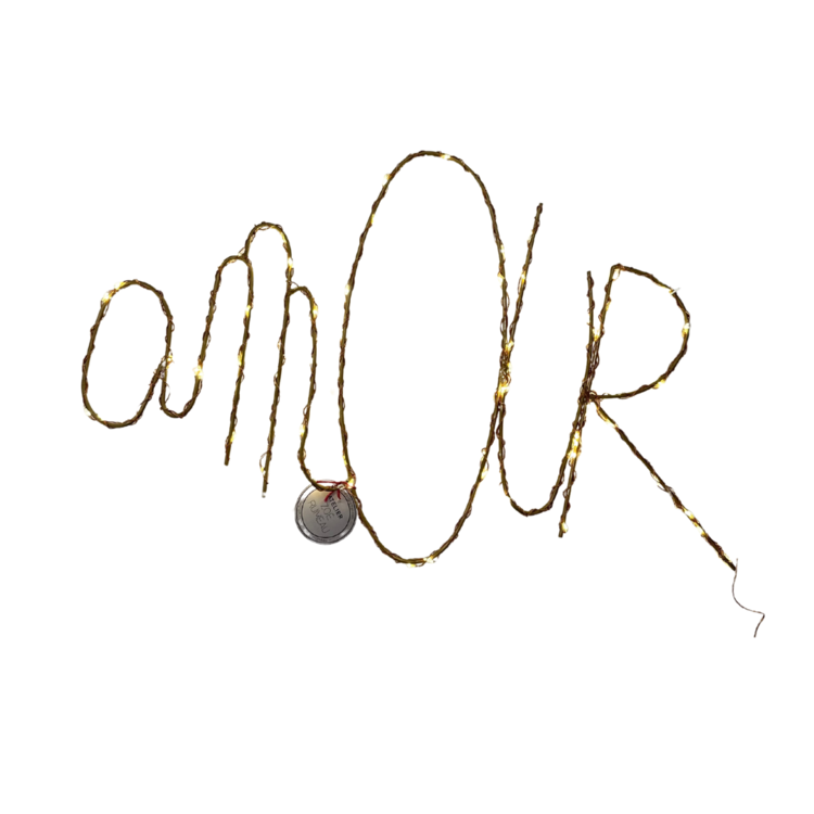 Zoé Rumeau Sculpture Lumineuse - Amour