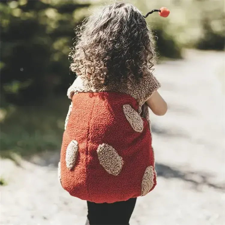 Flora Ladybug Suit - Fossil