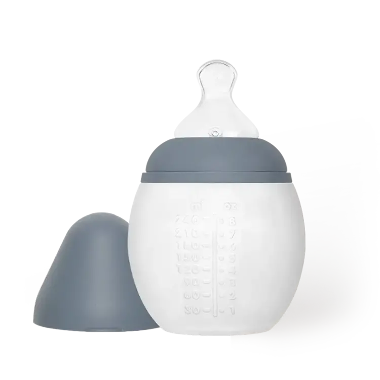 Elhée Feeding Bottle Blue Grey - 240ml
