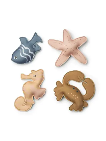 Liewood Dion Diving Toys 4-pack -  Sea Creature / Sandy