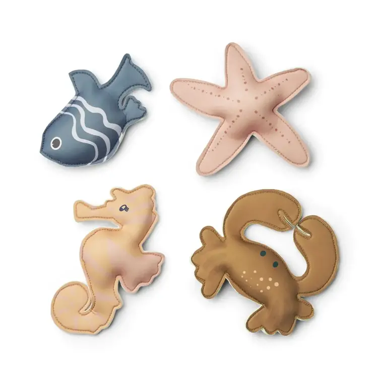 Liewood Dion Diving Toys 4-pack -  Sea Creature / Sandy