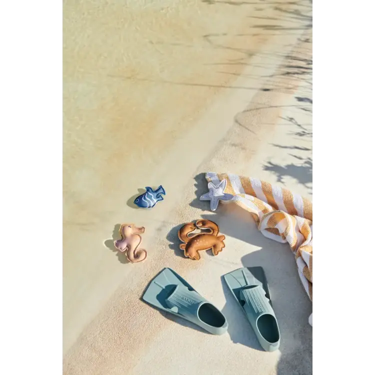 Liewood Dion Duikspeelgoed 4-Pack -  Sea Creature / Sandy