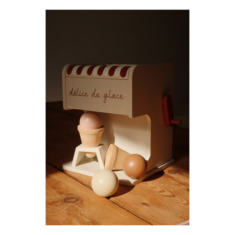 Konges Sløjd Wooden Ice Cream Maker - Beige