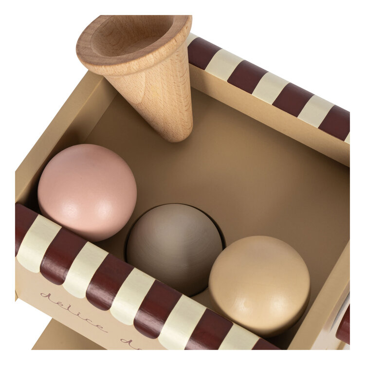 Konges Sløjd Wooden Ice Cream Maker - Beige