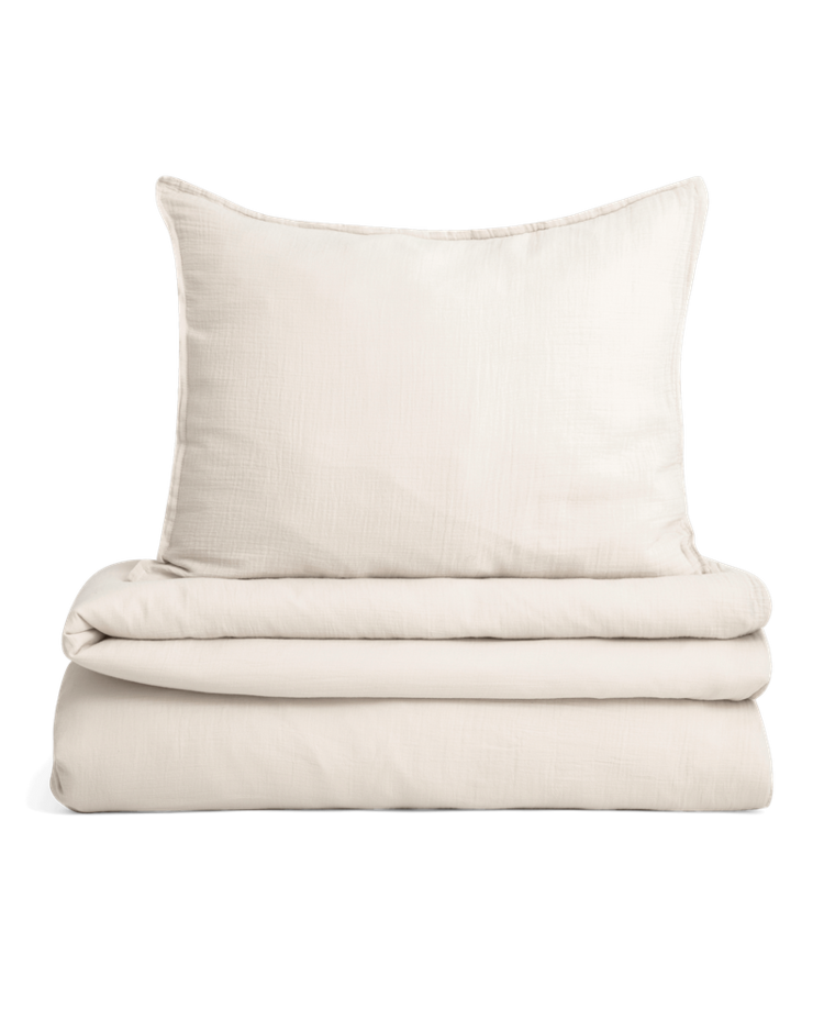 Garbo&friends Muslin Bed Set Eggshell - 1 Person