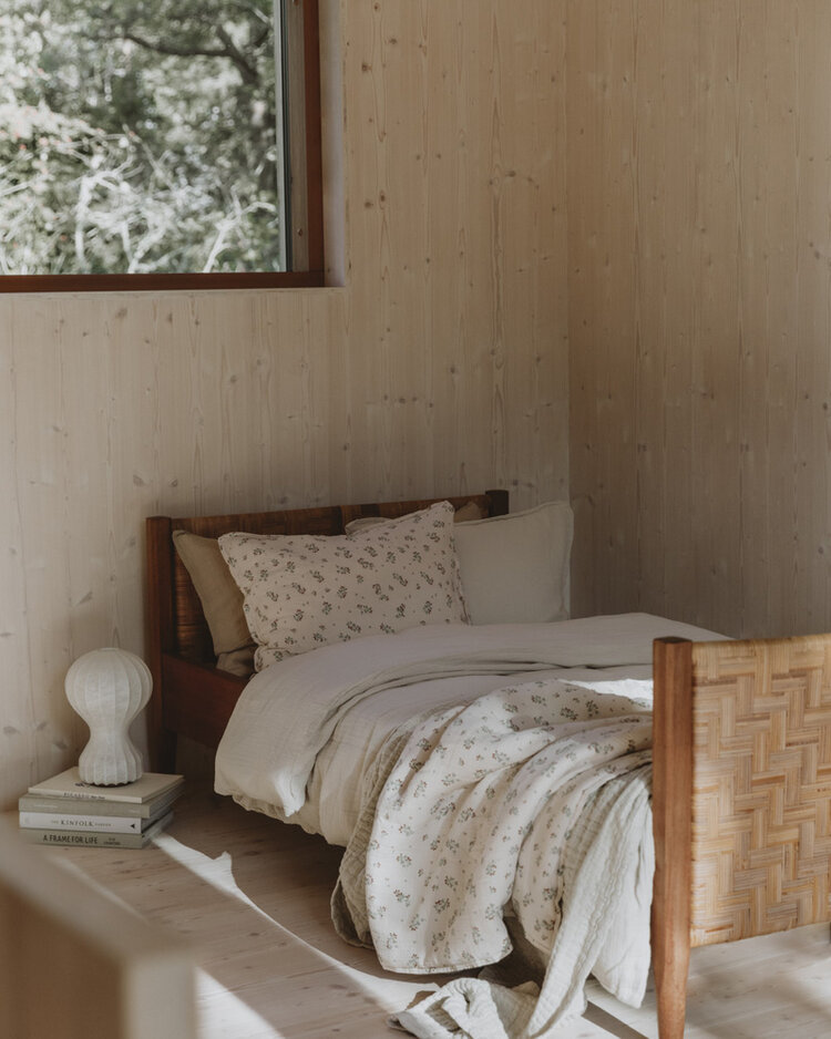 Garbo&friends Muslin Bed Set Eggshell - 1 Persoon