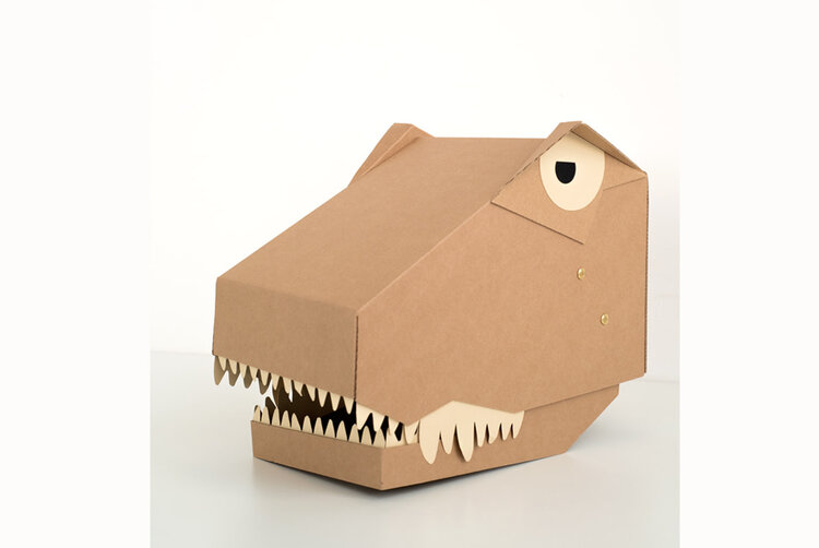 Koko Cardboards DIY Masker - T-Rex