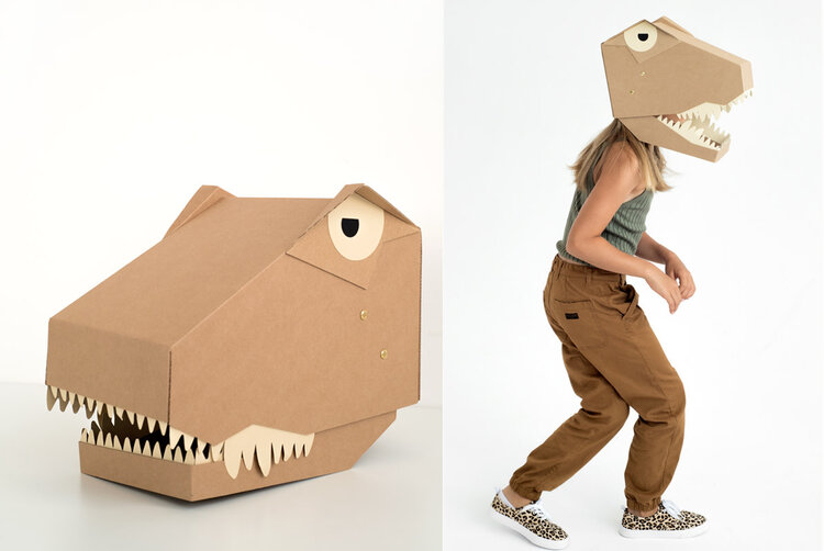 Koko Cardboards DIY Mask - T-Rex