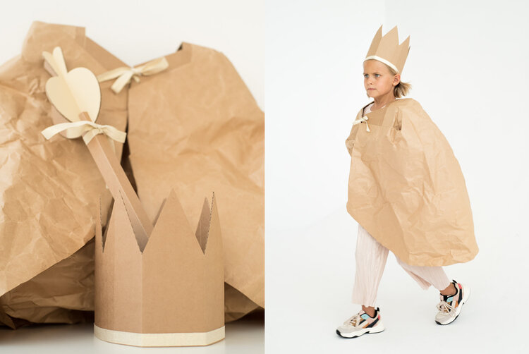 Koko Cardboards DIY Kostuum -  King/Queen