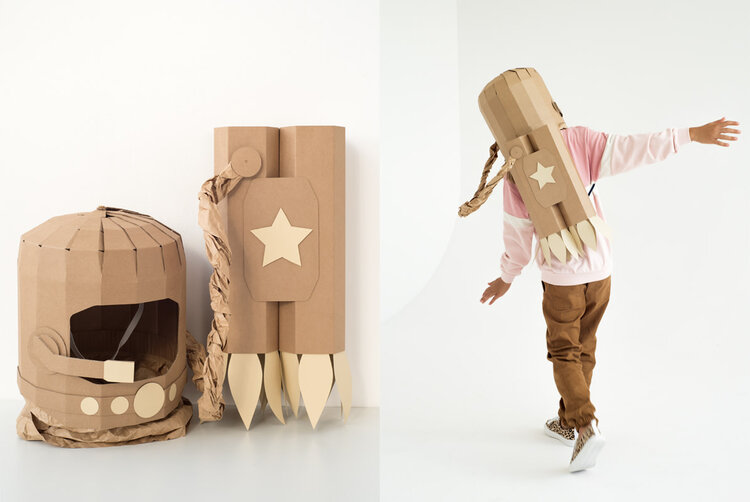 Koko Cardboards DIY Costume - Astronaut