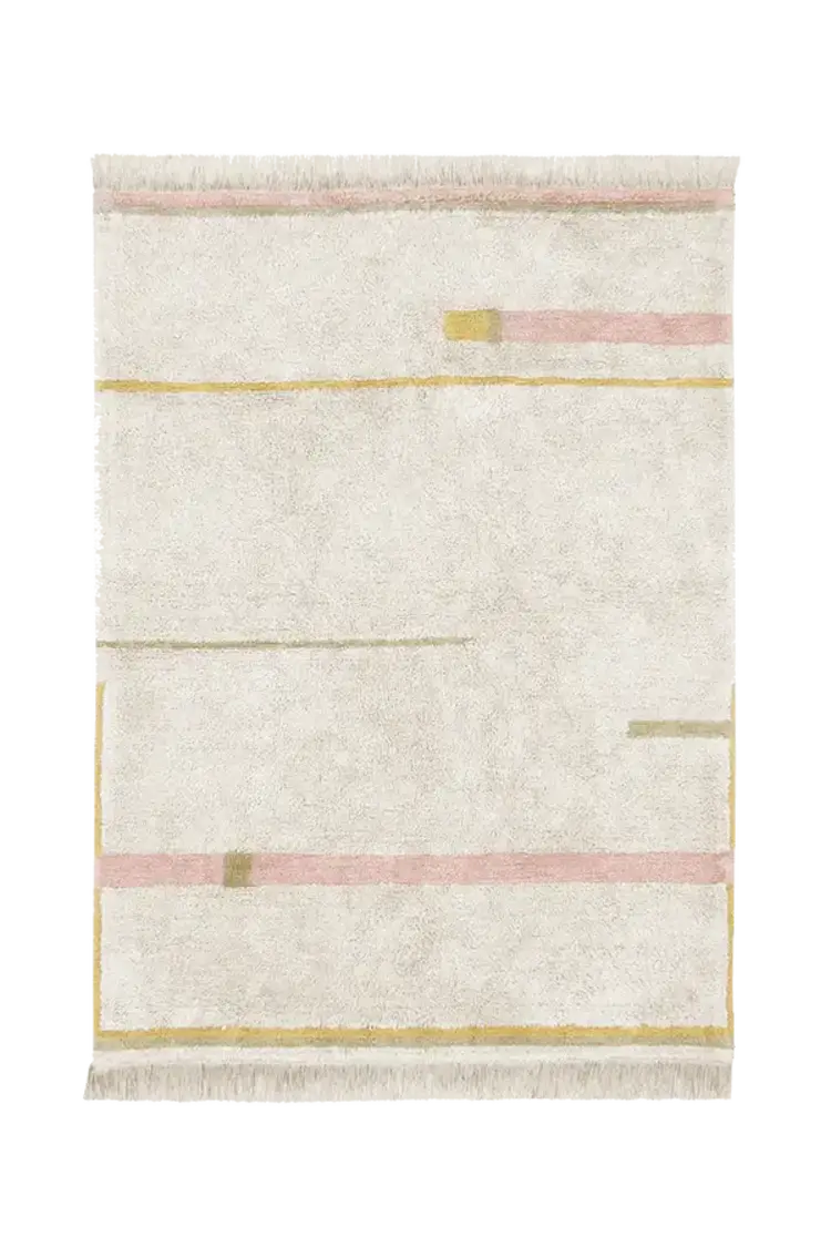 Lorena Canals Wasbaar Tapijt Lanes - Vintage Nude