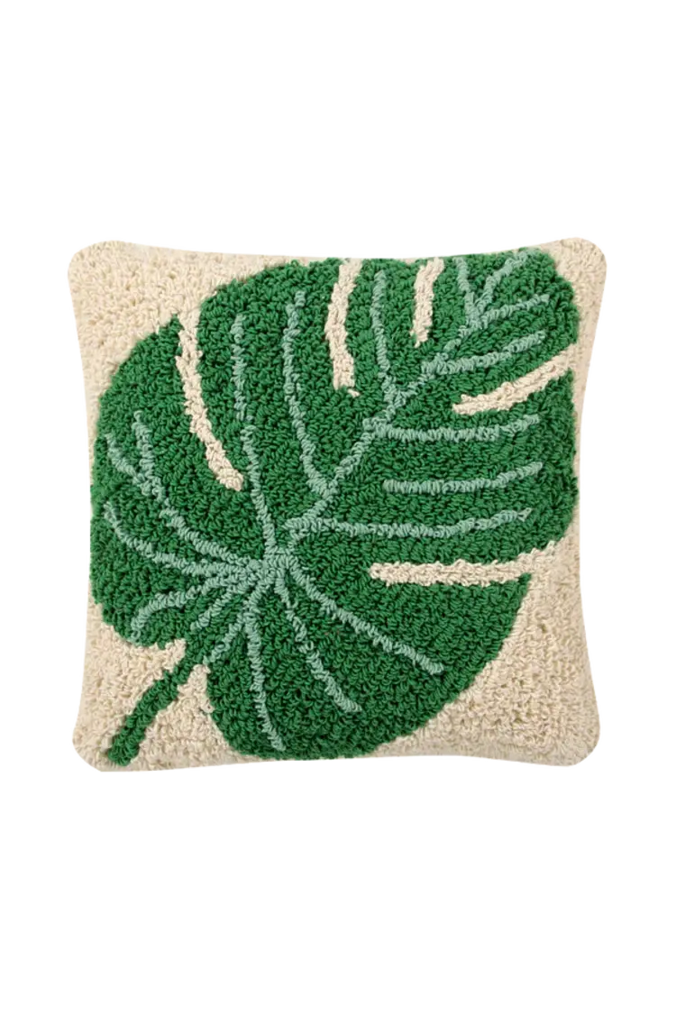 Lorena Canals Wasbaar Kussen - Monstera