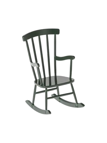 Maileg Rocking Chair, Mouse - Dark Green