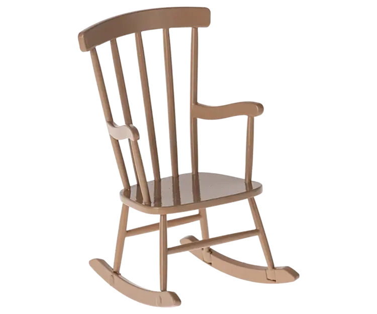 Maileg Rocking Chair, Mouse - Dark Powder