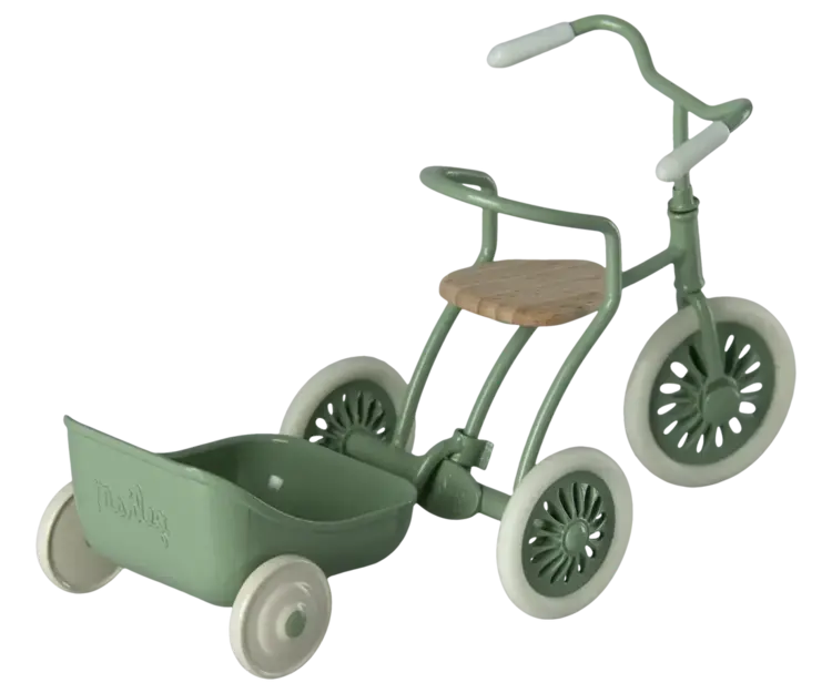 Maileg Tricycle Hanger, Mouse - Green