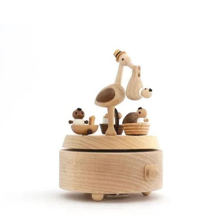 Solib Music Box - Baby Stork Delivery (N°16)