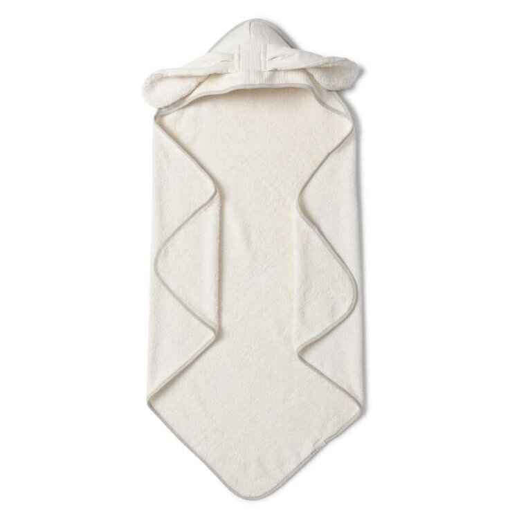 Babyshower Bunny Bath Cape - Feel Ivory