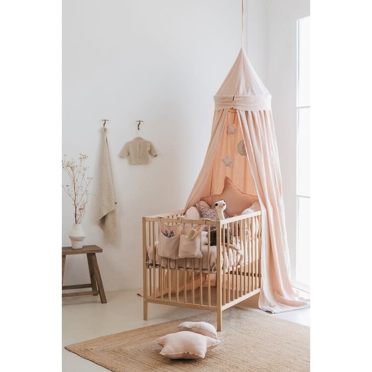 Babyshower Sleepy Crib Canopy - Nude Powder