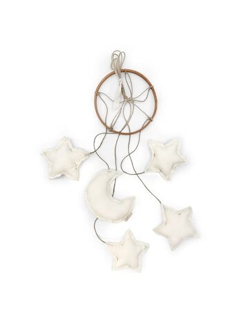 Babyshower Night Sky Crib Mobile - Ivory Powder