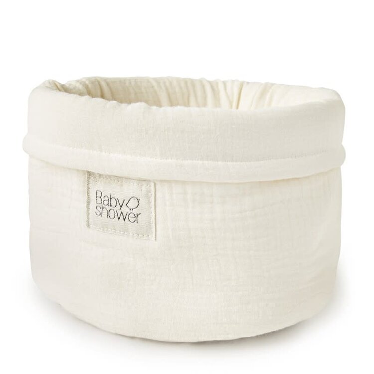 Babyshower Medium Storage Basket - Ivory Powder